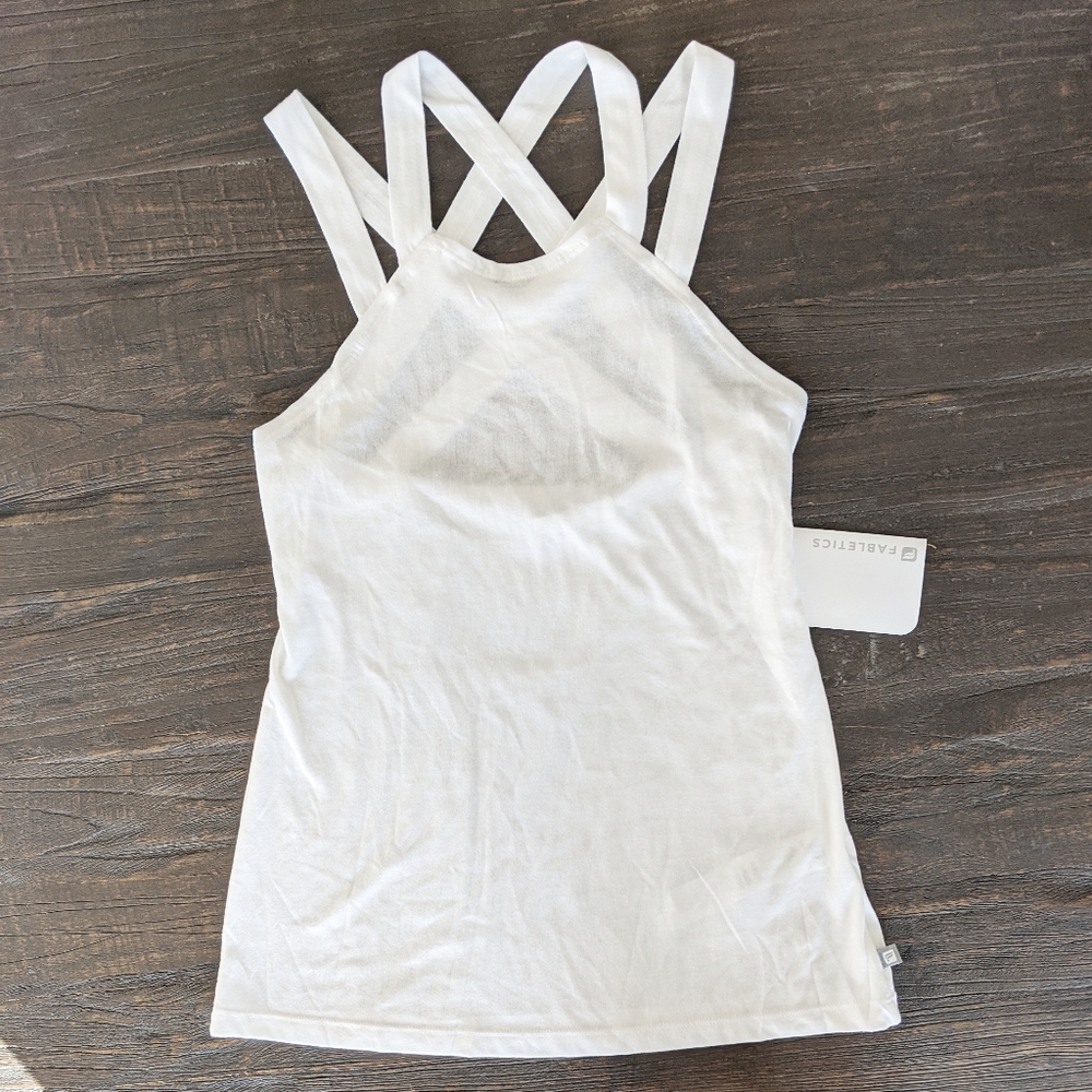 Fabletics White Aldi's Tank, NWT